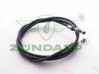 Brake cable complete 515/517 grey